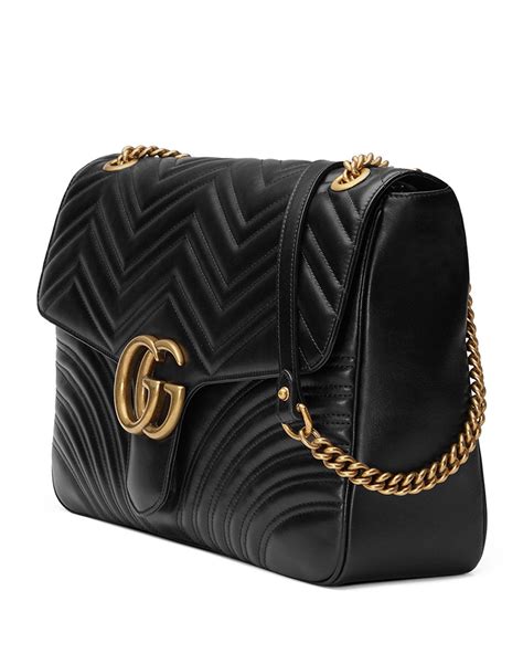 gucci marmont quilted leather bag|gg marmont large shoulder bag.